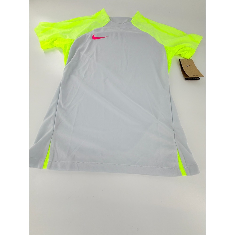 Nike Dri-FIT‎ Strike Women’s Soccer Top Small S Platinum/Green DX0517-043 New - Picture 5 of 6